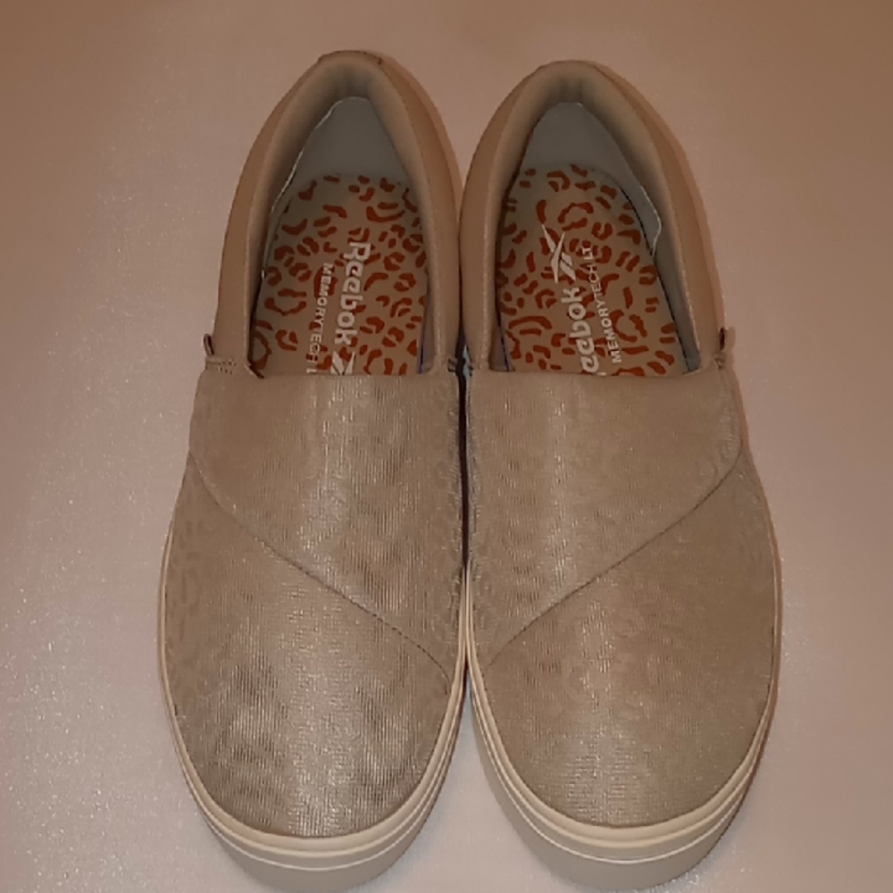 REEBOK TAN SLIP-ON WOMEN SHOES